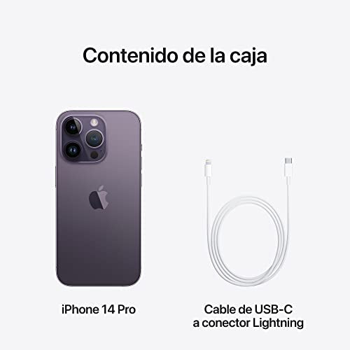 Apple iPhone 14 Pro (128 GB) - Viola scuro (Ricondizionato)